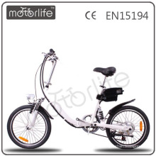 MOTORLIFE / OEM EN15194 36v 250w sensor de par de bicicleta eléctrica, barato sí plegable ebike